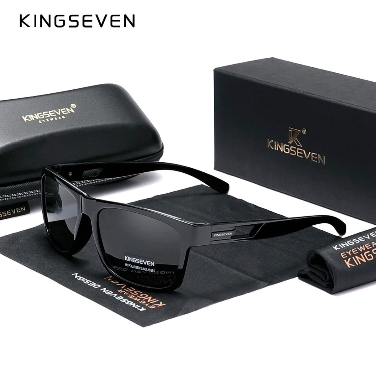 KINGSEVEN - Lentes de Sol Kingseven Polarizado Proteccion UV 400