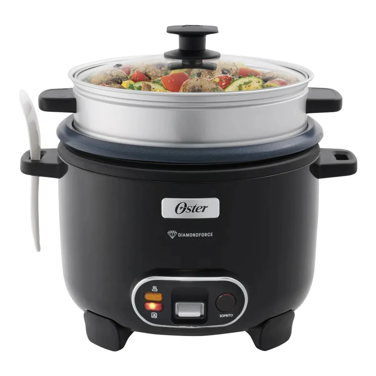 OSTER - Oster Arrocera, 3 en 1, 12 Tazas de Capacidad CKSTRC12DFBLK