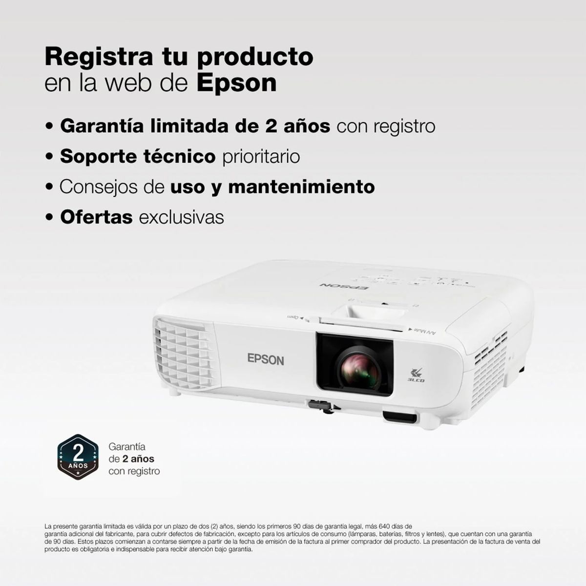 EPSON - Proyector Epson POWERLITE E24 3600 Lúmenes