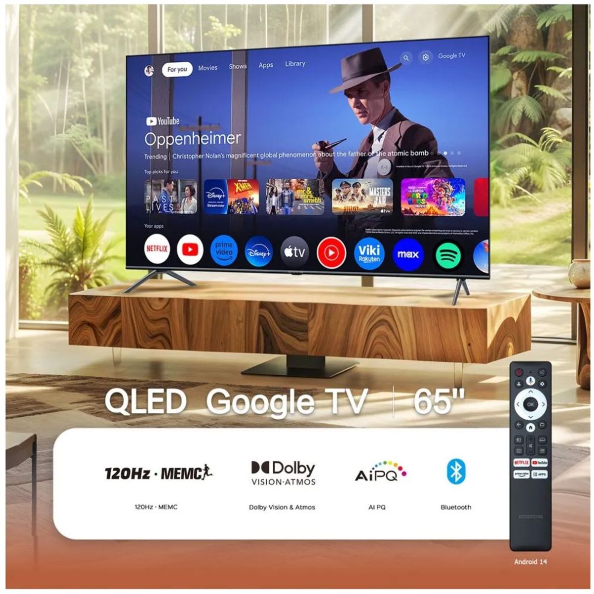 Televisor BLACKLINE QLED 65 UHD 4K Smart TV BL65-T6210QD- BLACKLINE ...
