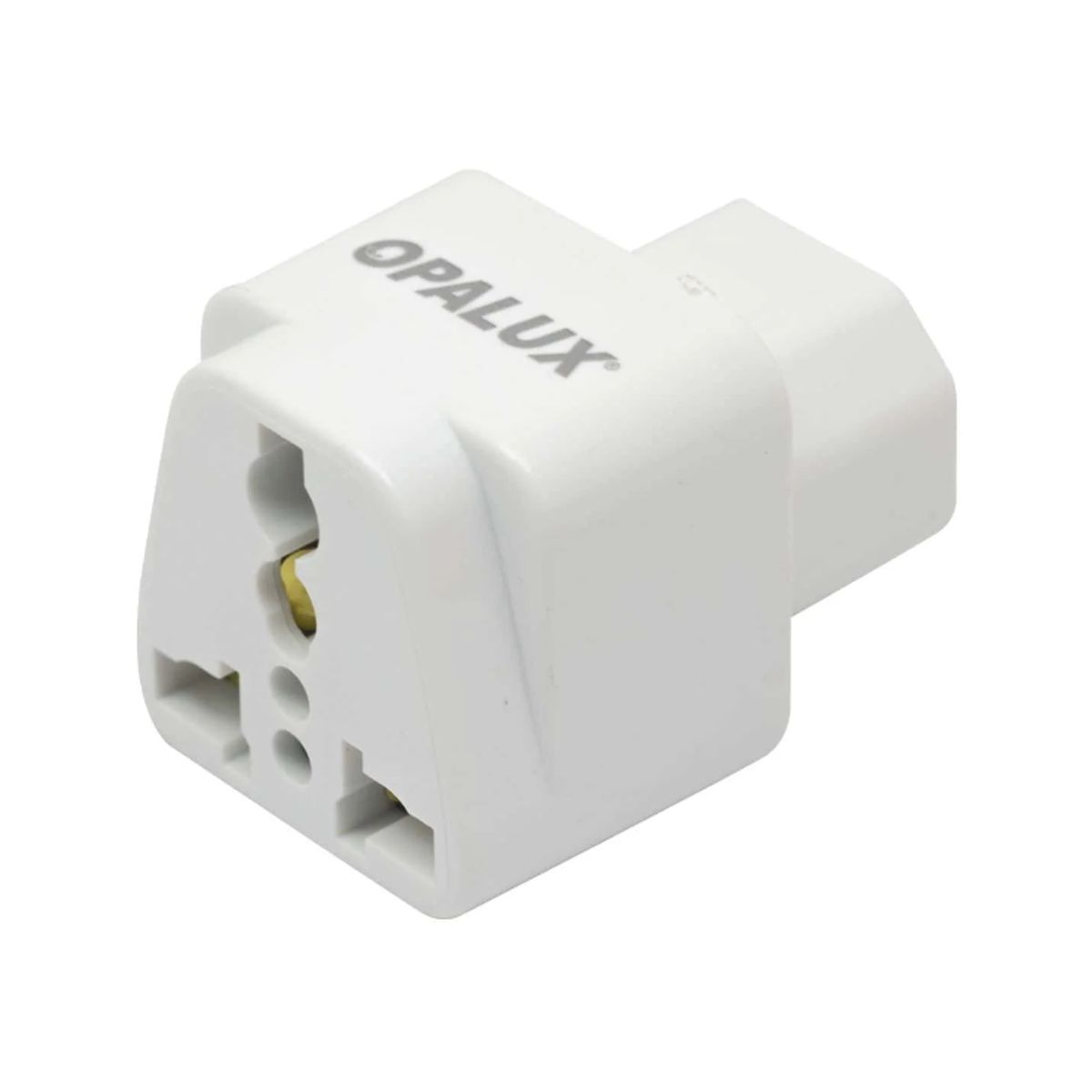 OPALUX - Adaptador Enchufe con Toma Tierra para UPS OP-603-R OPALUX