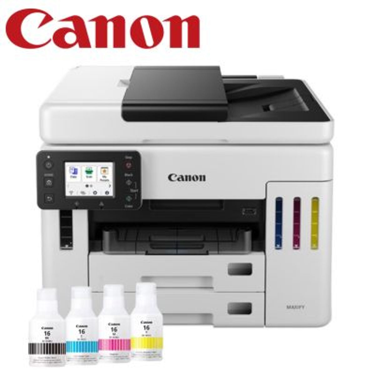 CANON - IMPRESORA MULTIFUNCIONAL CANON MAXIFY GX7110 4 EN 1 CON ADF IMPRESIÓN, COPIA, ESCÁNER Y FAX  MULTIFUNCIONAL PARA EMPRENDEDORES