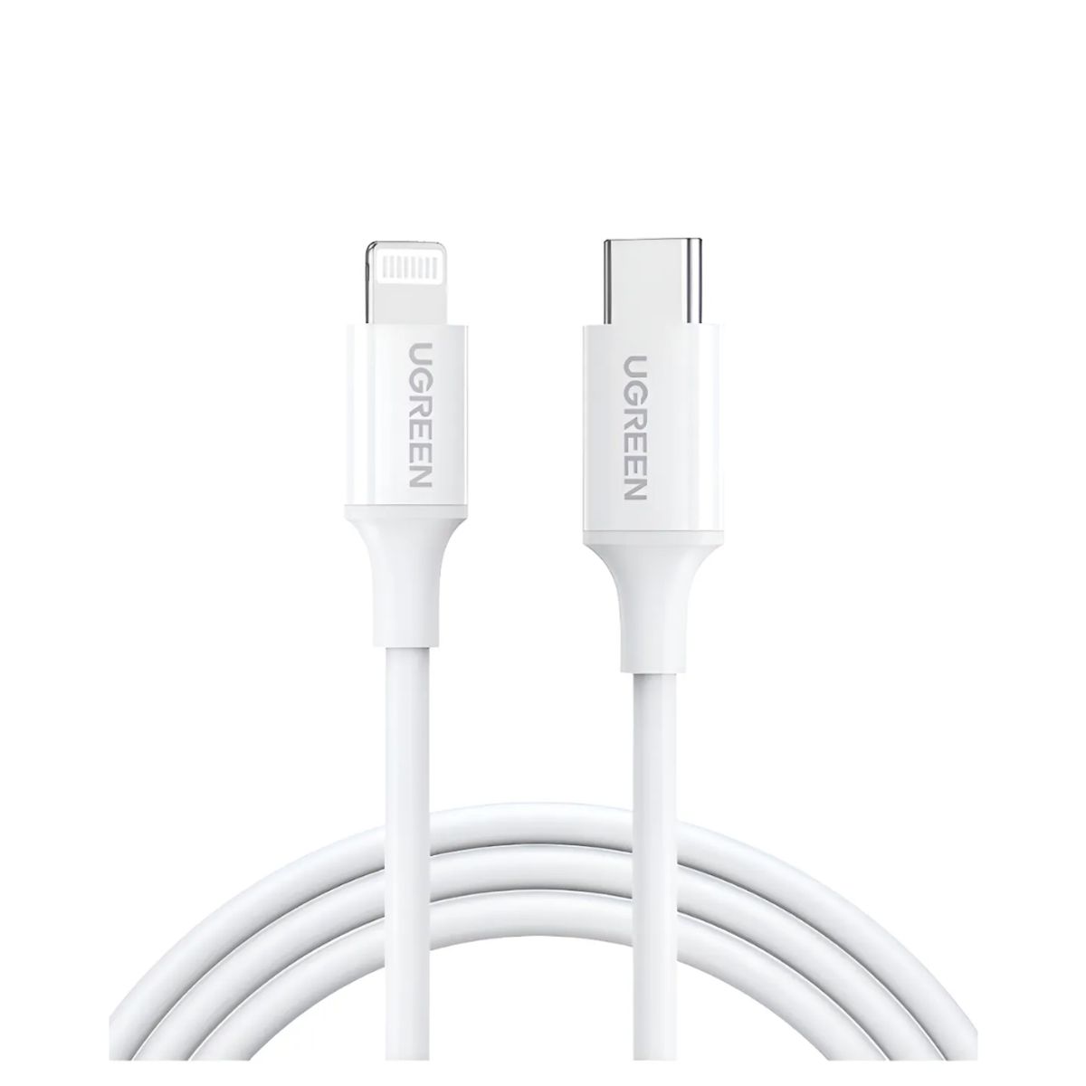 UGREEN - Cable lightning de iphone Ugreen 1m 60w Blanco