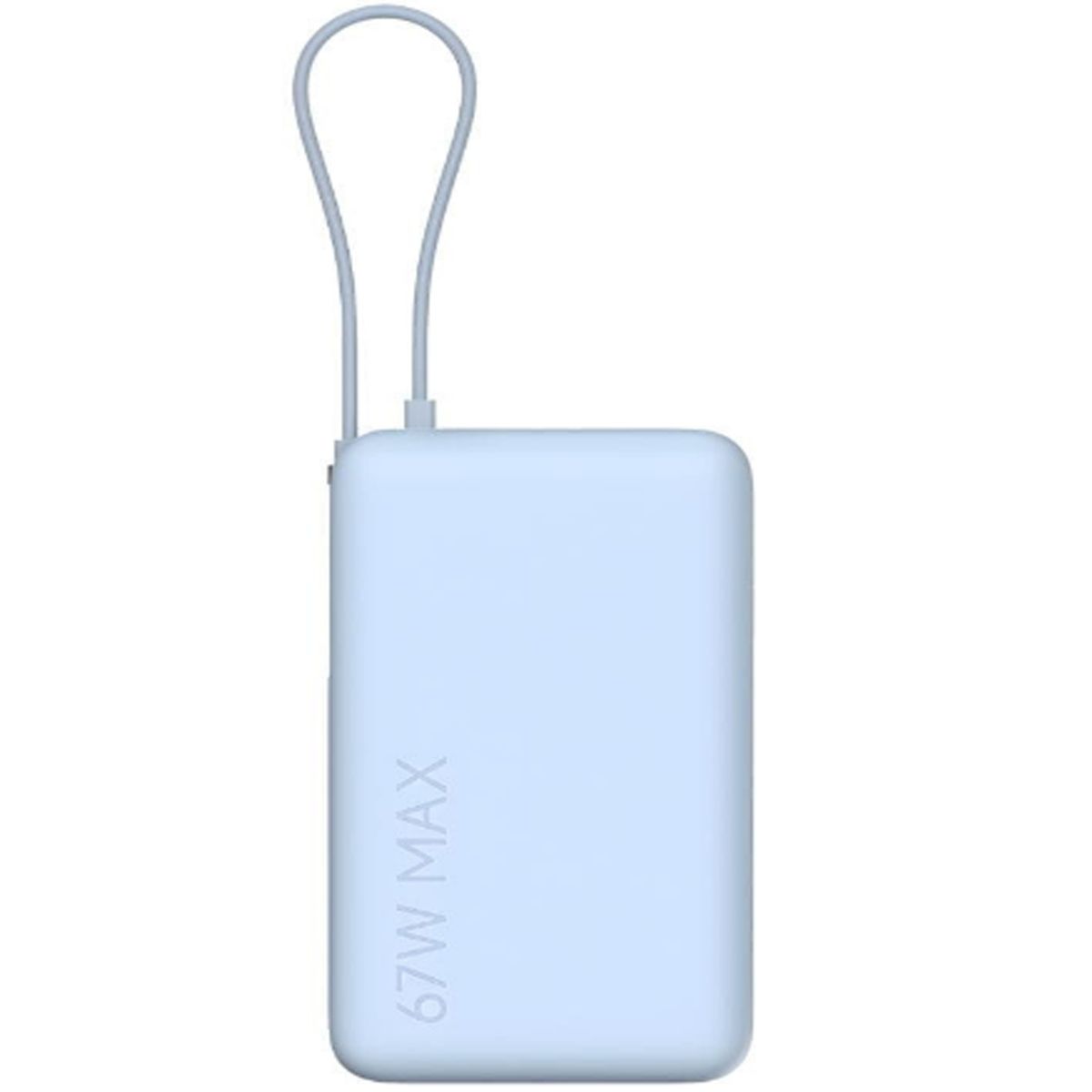 XIAOMI - Xiaomi Power Bank 10000 de 67W con Cable Integrado - Azul