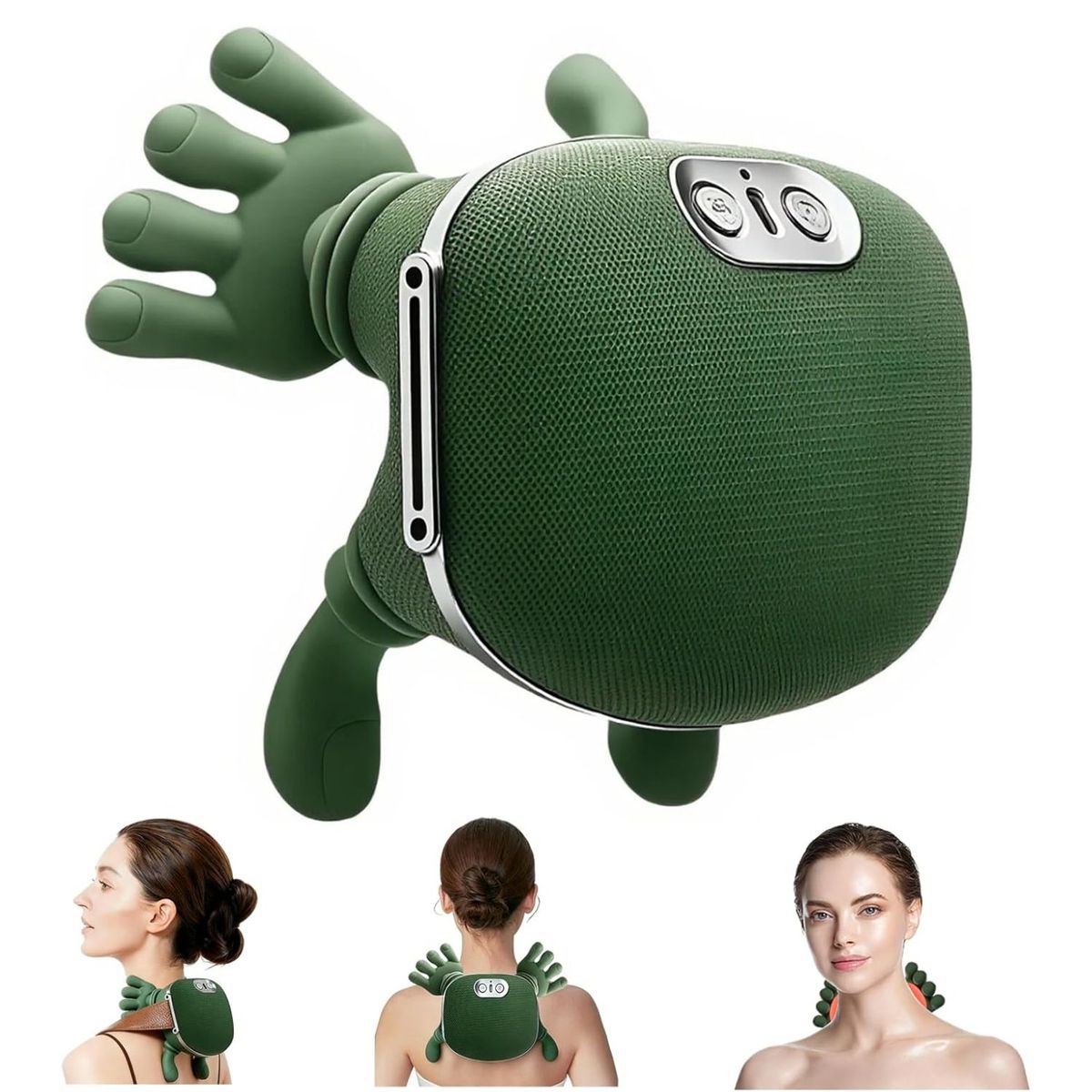 VICTORIA - Masajeador de Cuello y Espalda con Calor Ajustable y Amasamiento Profundo