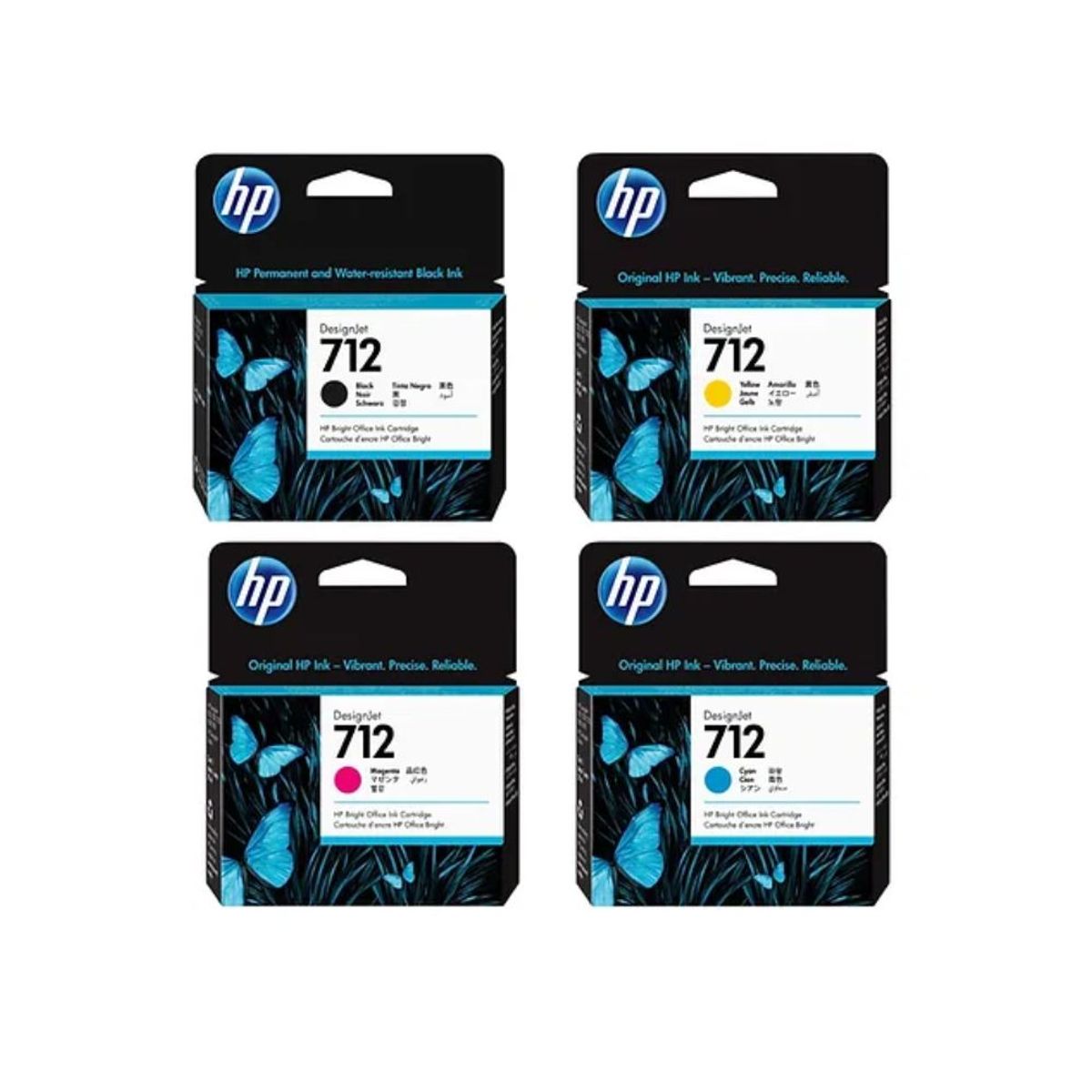 HP - KIT TINTA HP 712 DESIGNJET T210 T250 T650