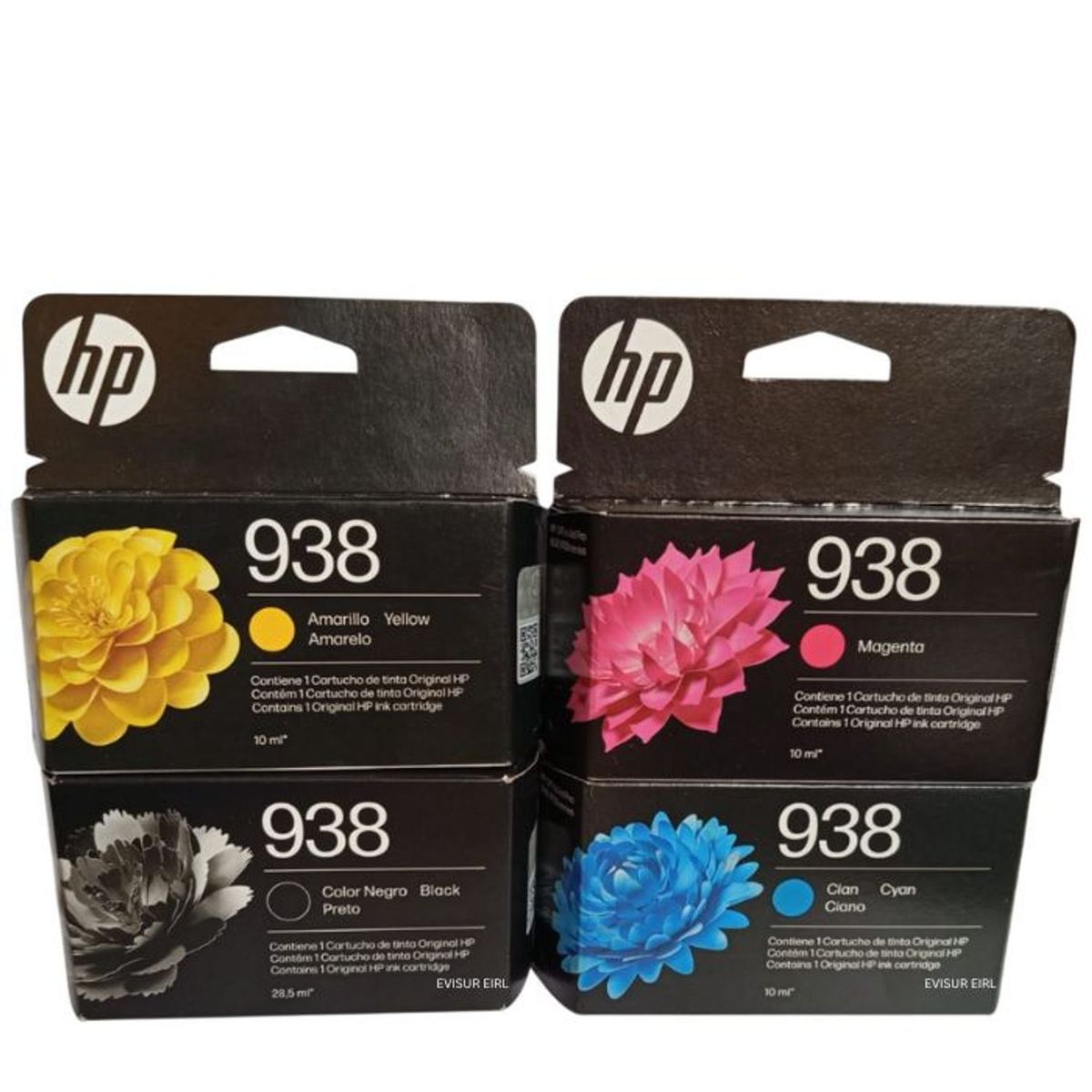 HP - KIT TINTA HP 938 NEGRO CIAN YELLOW MAGENTA