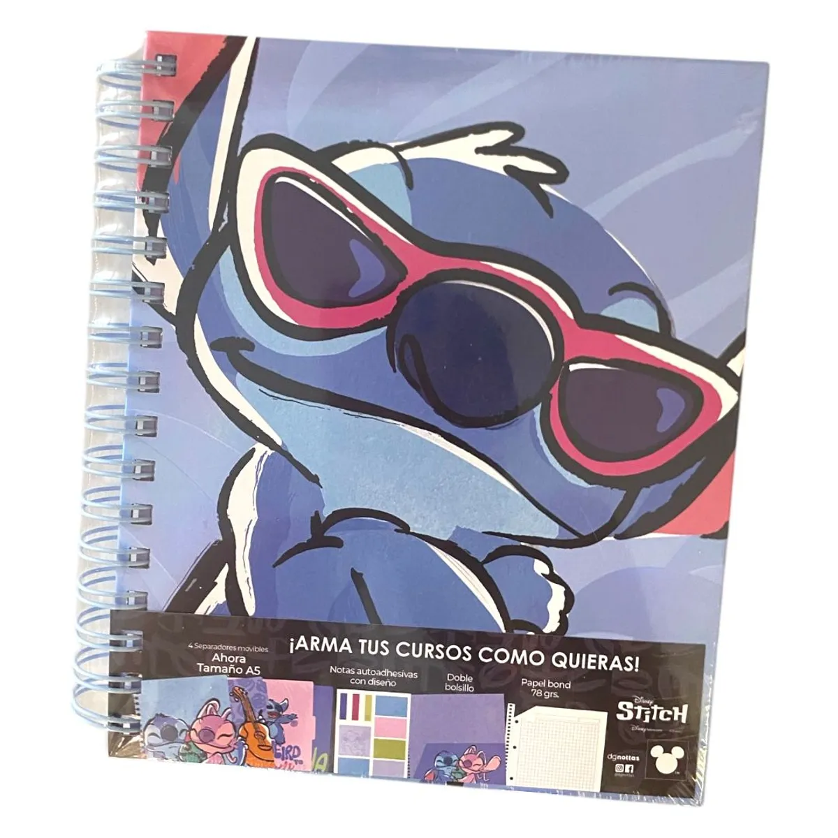 DISNEY CLASICOS - Cuaderno Anillado A5 Lilo & stitch