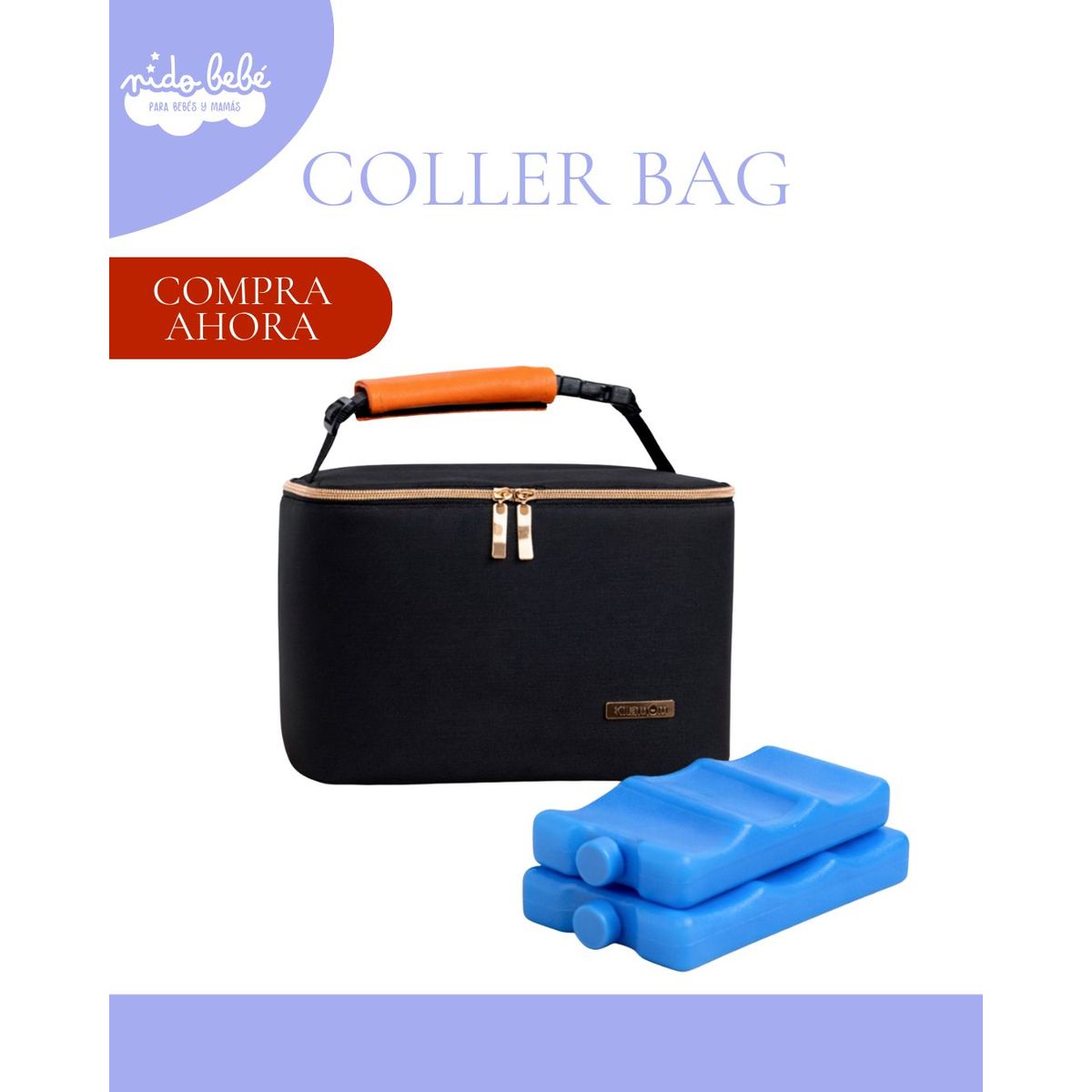 Baby - COLLER BAG PARA MADRES +  2 BLOQUES DE HIELO