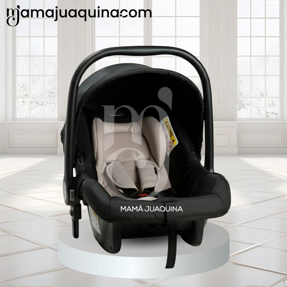 BABY - Coche Moisés Travel System «SIGNAL PLUS» con Portabebé Black