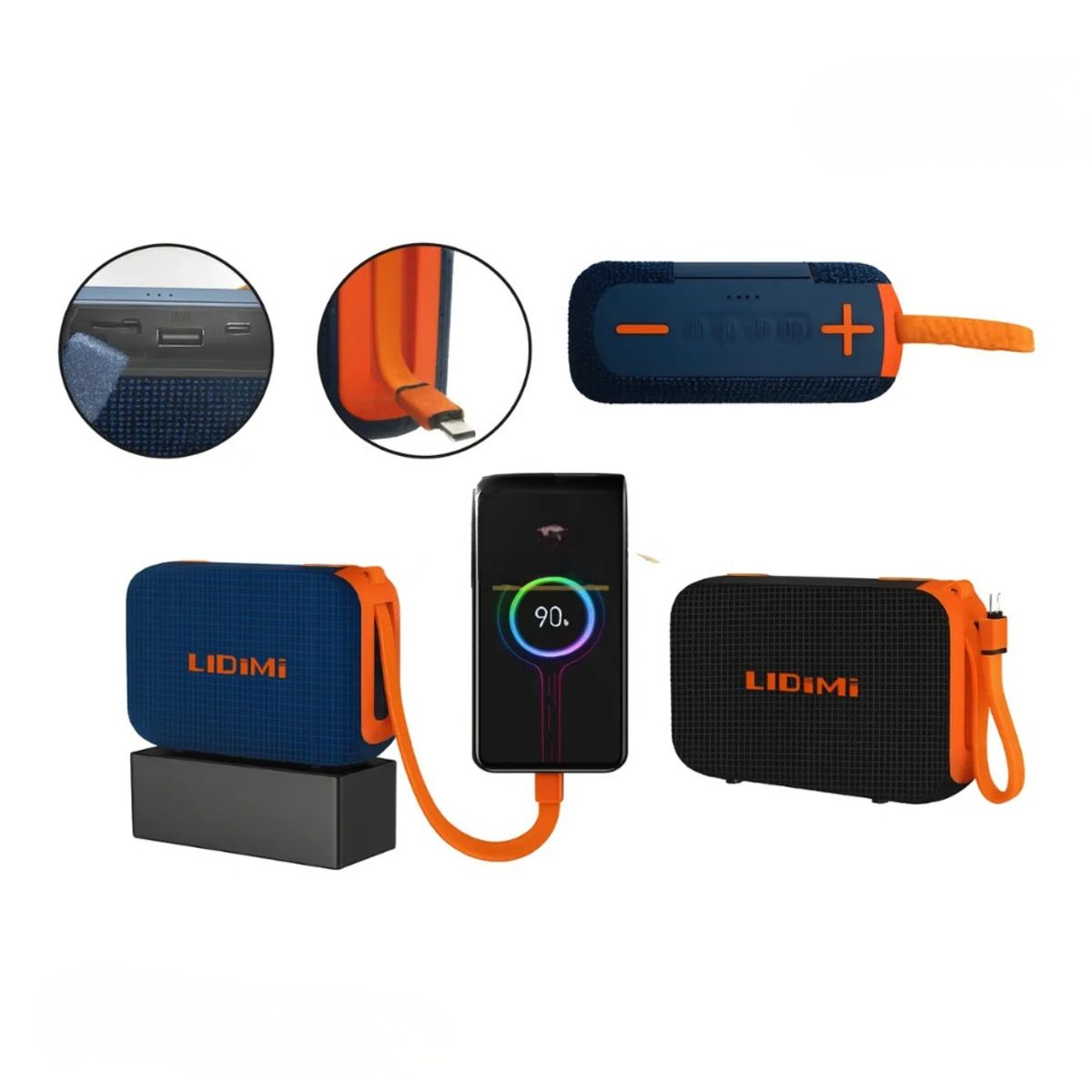 LIDIMI - Parlante Lidimi Ld-s857 Potente Y Compacto Bluetooth 50w Aleatorio
