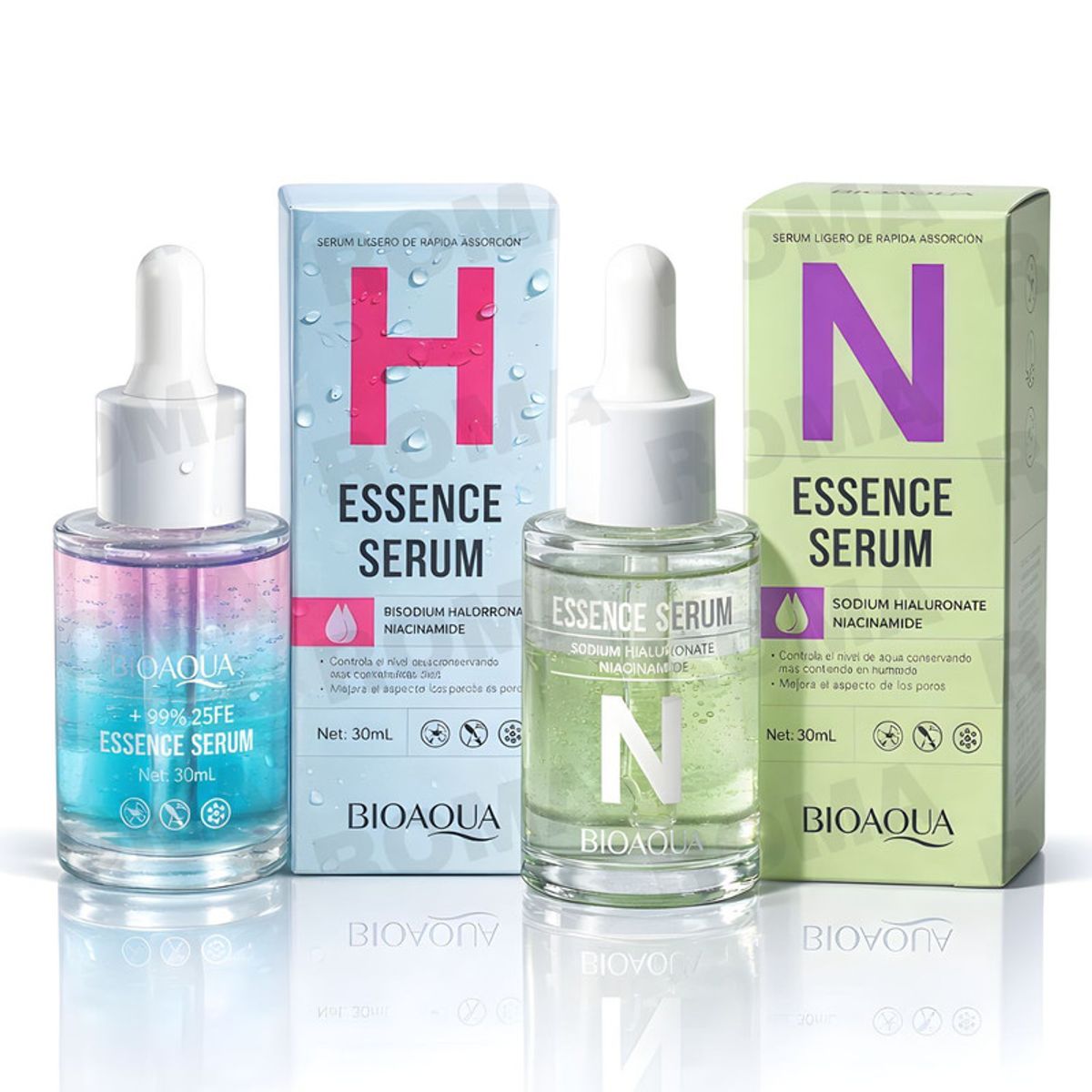 BIOAQUA - KIT SÉRUMS HIALURONATO & NIACINAMIDA BIOAQUA