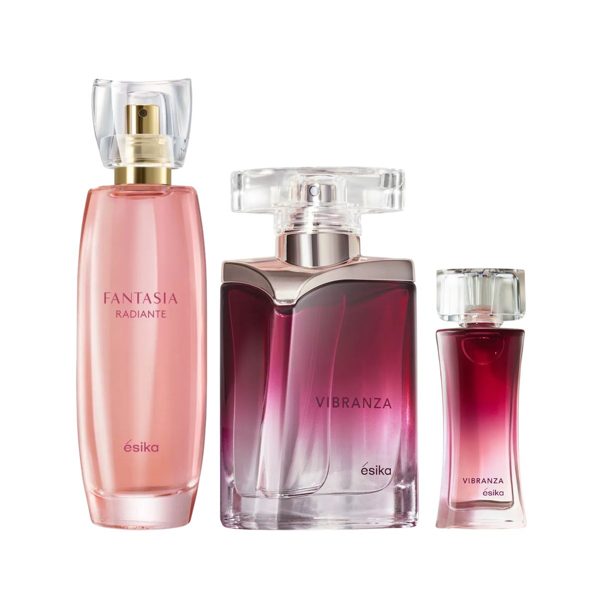 ESIKA - Set de Perfumes Fantasía Radiante y Vibranza con Mini Vibranza