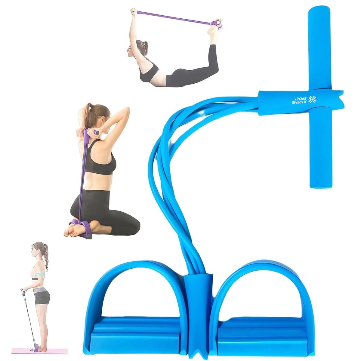 Xtreme Sport - Ligas de Tensión Multifunción  x 6 Tubos Abdominales