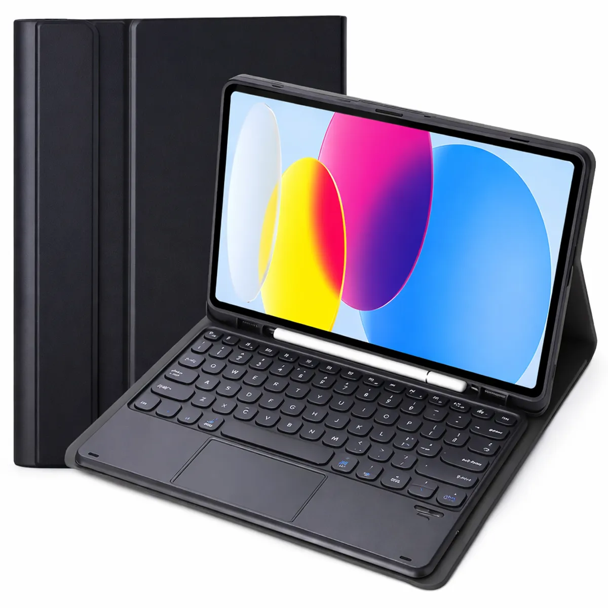 GENERICO - FUNDA CON TECLADO + TOUCHPAD SAMSUNG TAB S6 LITE  NEGRO