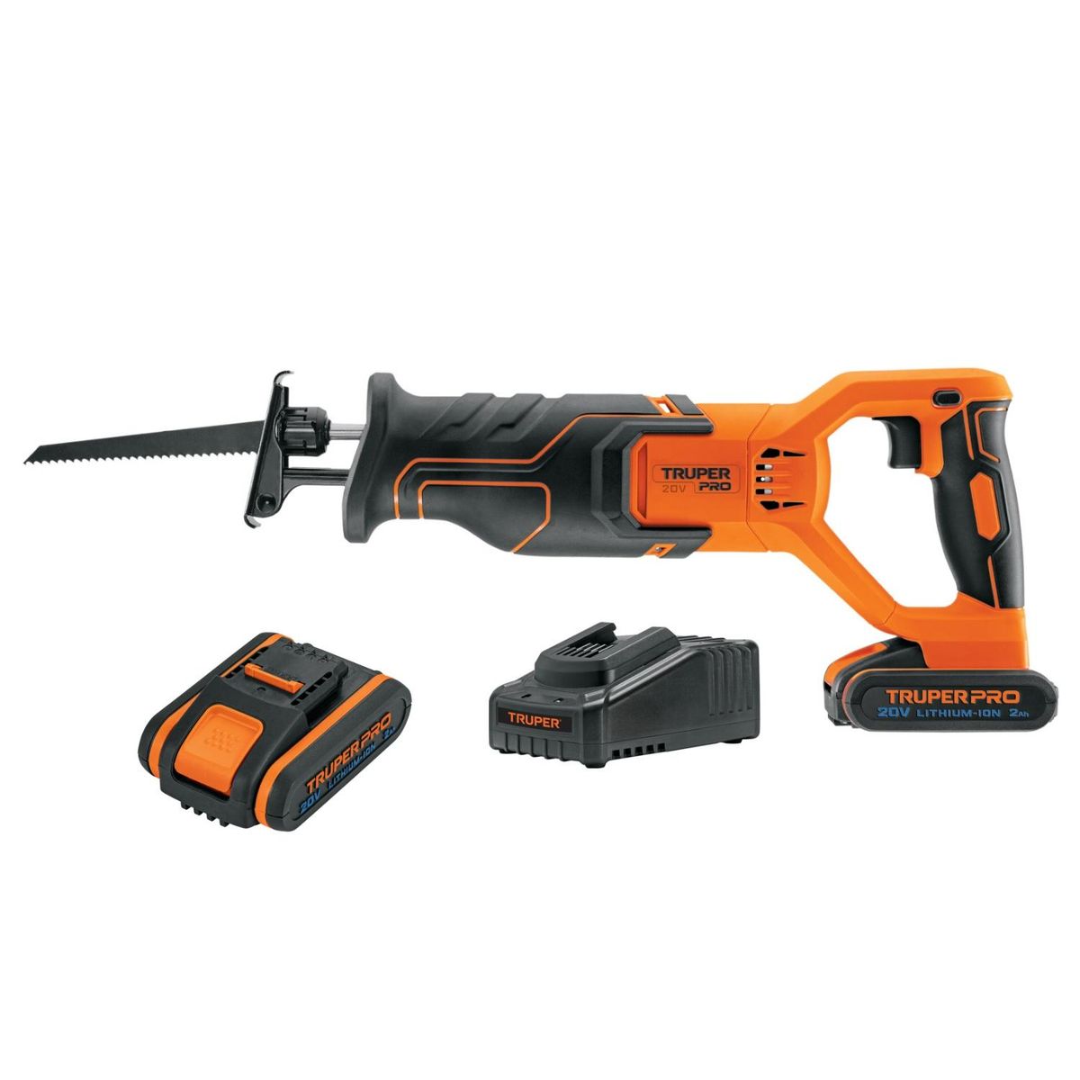 TRUPER - Sierra Sable 20V + 2 Bateria 2Ah + Cargador Truper