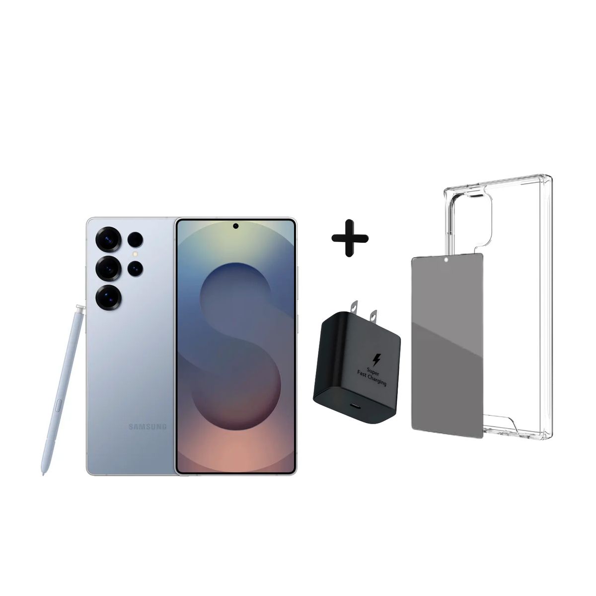 SAMSUNG - SAMSUNG S25ULTRA -  AZUL - 512GB + CASE + MICA + CARGADOR 45W