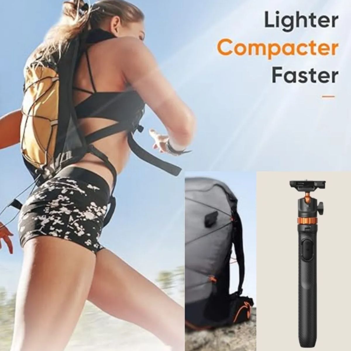 K&F CONCEPT - Trípode Para Smartphone - Ms08 K&f Concept Negro