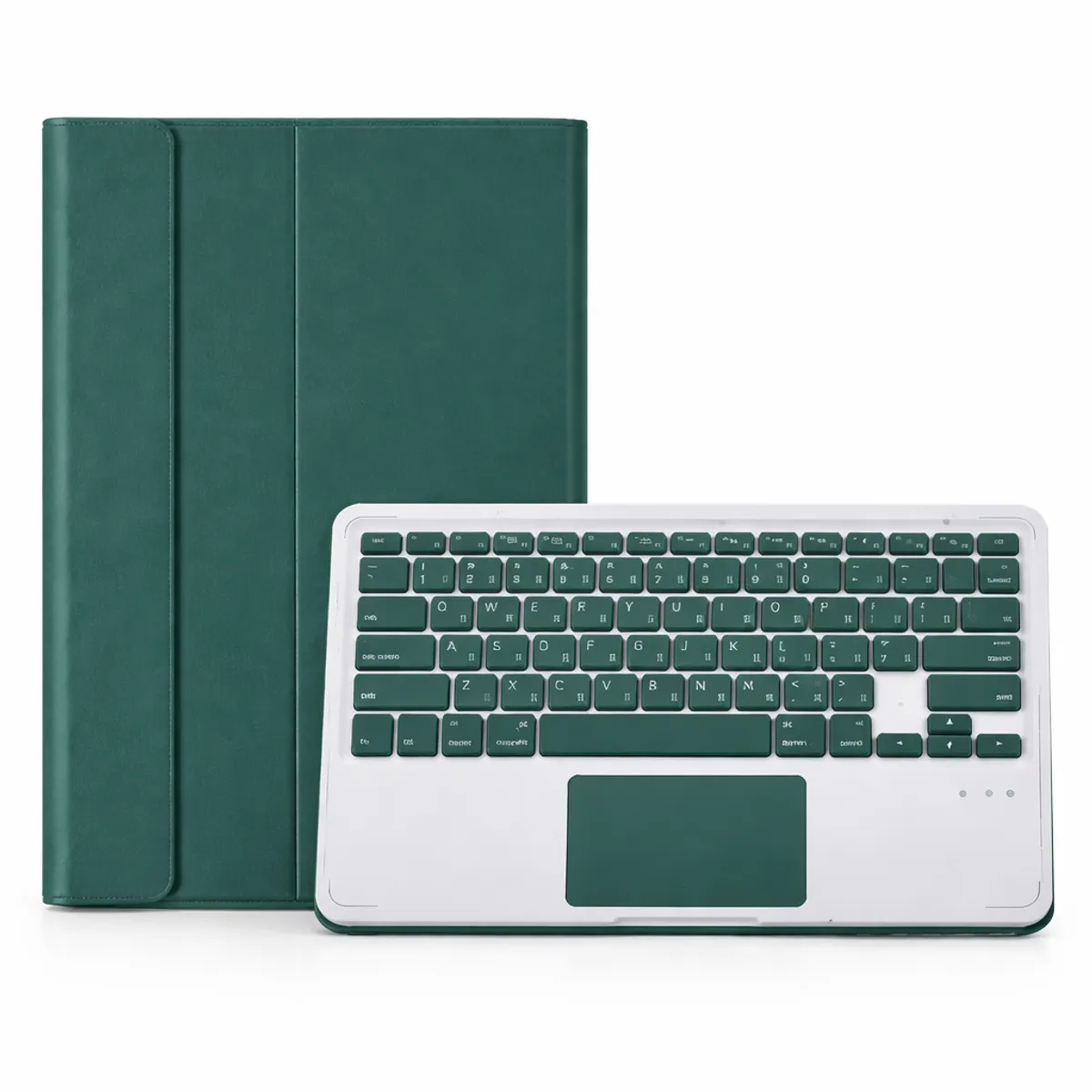 GENERICO - FUNDA CON TECLADO + TOUCHPAD SAMSUNG TAB S6 LITE VERDE OSCURO