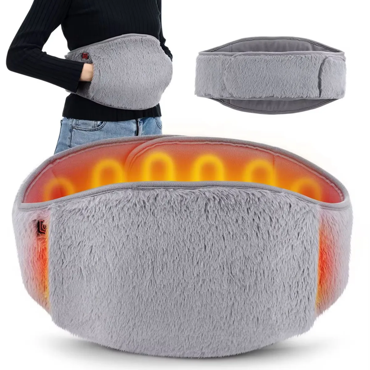 VICTORIA - Calentador Menstrual Eléctrico Para Cólicos Abdominales Cinturón Térmico Con 3 Niveles de Calor