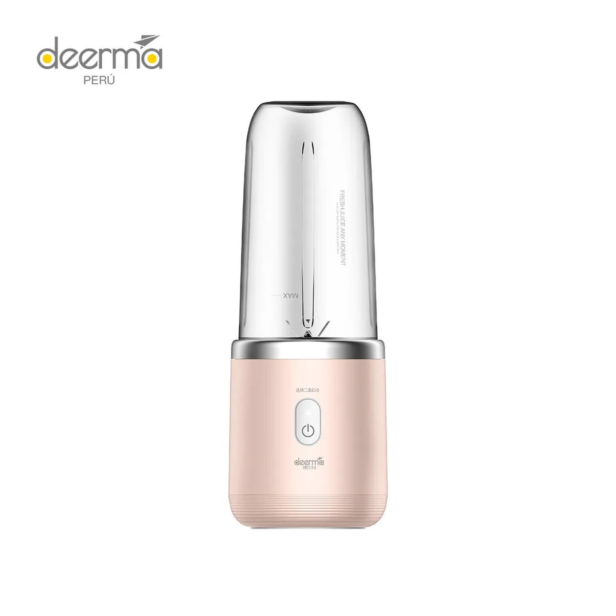 DEERMA - Licuadora Portátil Derrma NU05 Rosa 140W