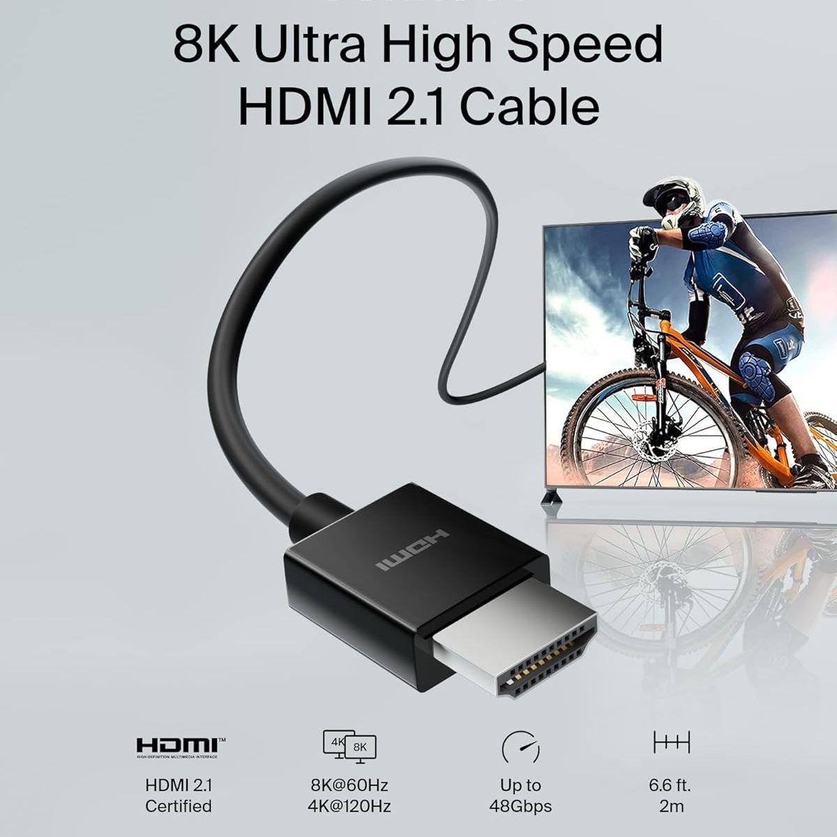 BELKIN - Belkin Cable Hdmi 2.1 / 4k 8k Ultra High Speed 2mt - Masplay