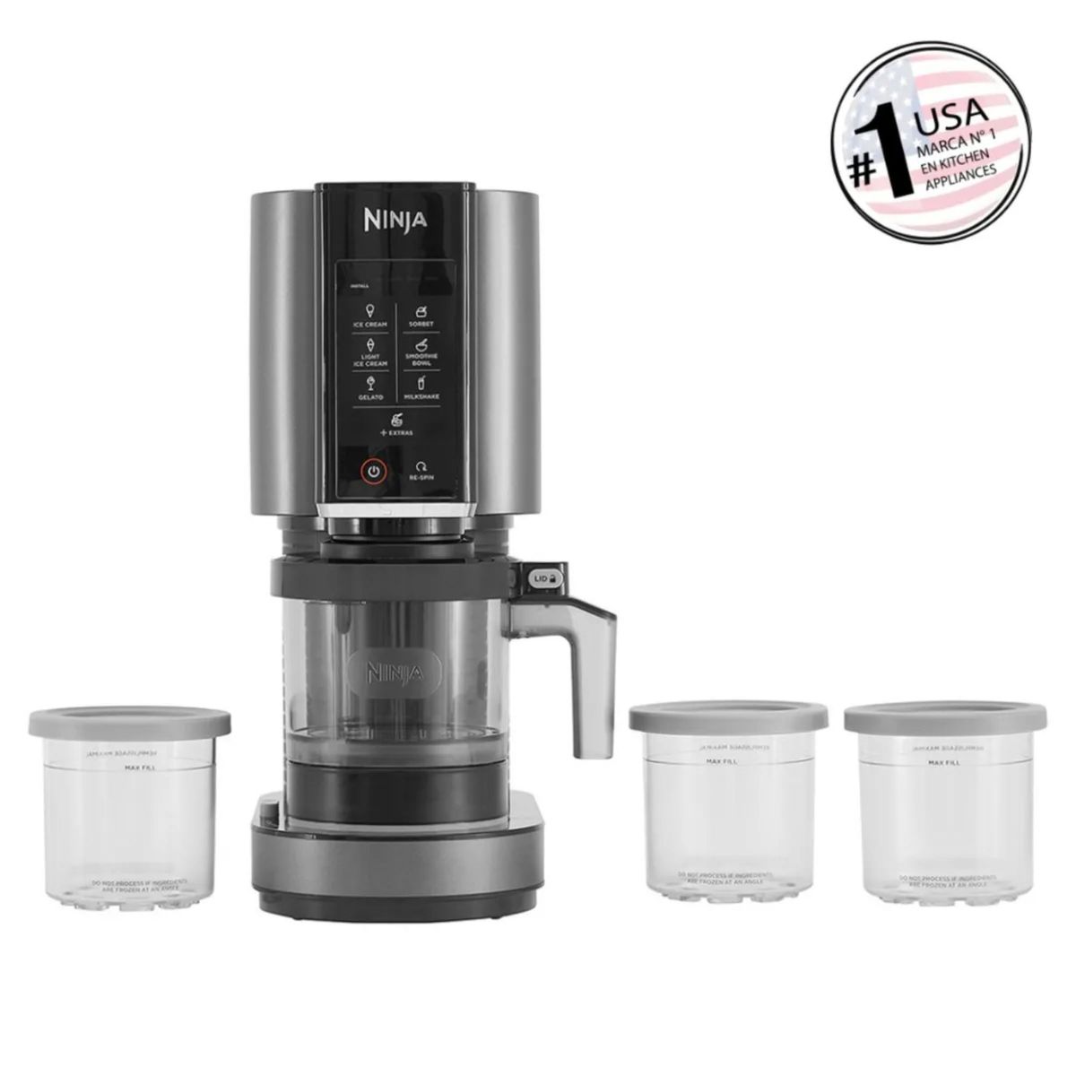 NINJA - Maquina de Helado Creami Ninja Negro NC300EU