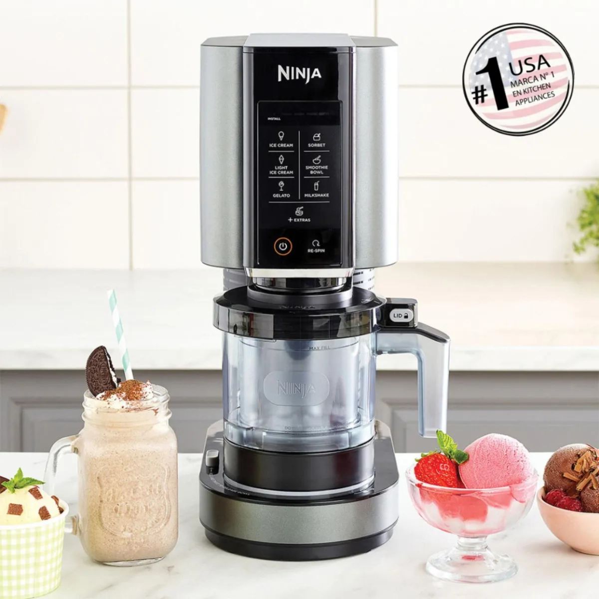 NINJA - Maquina de Helado Creami Ninja Negro NC300EU