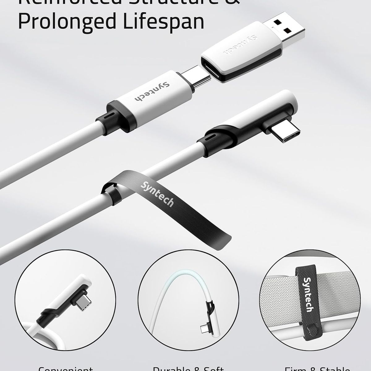 GENERICO - Syntech Cable Link Para Meta Quest 3 Adaptador Usb A A Usb C 5 Metros