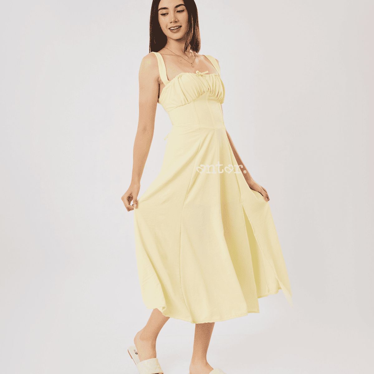 ANTAR - VESTIDO BIANCA MUJER CORTE PRINCESA