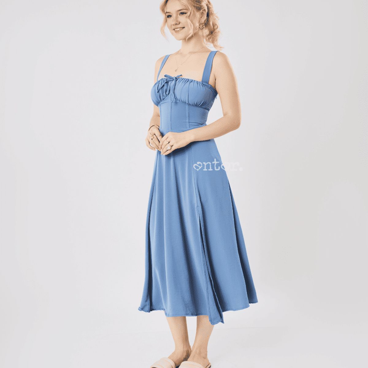 ANTAR - VESTIDO BIANCA MUJER CORTE PRINCESA