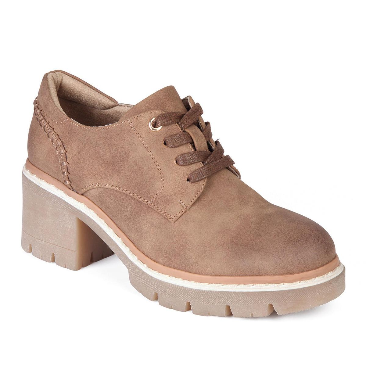STHEF - MOCASIN MUJER STHEF CAMEL 7952