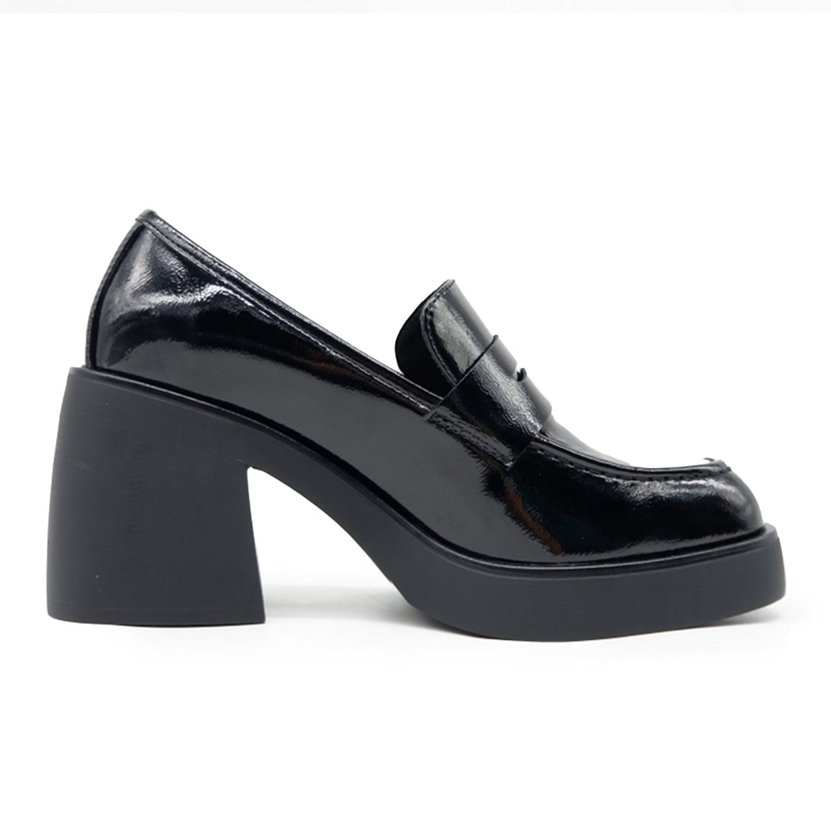 STHEF - MOCASIN MUJER STHEF NEGRO CHAROL 7900