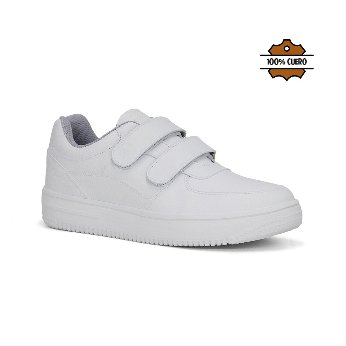 PAR&SS - Zapatillas Escolares De Cuero JA26Q1-CG921 Blanco