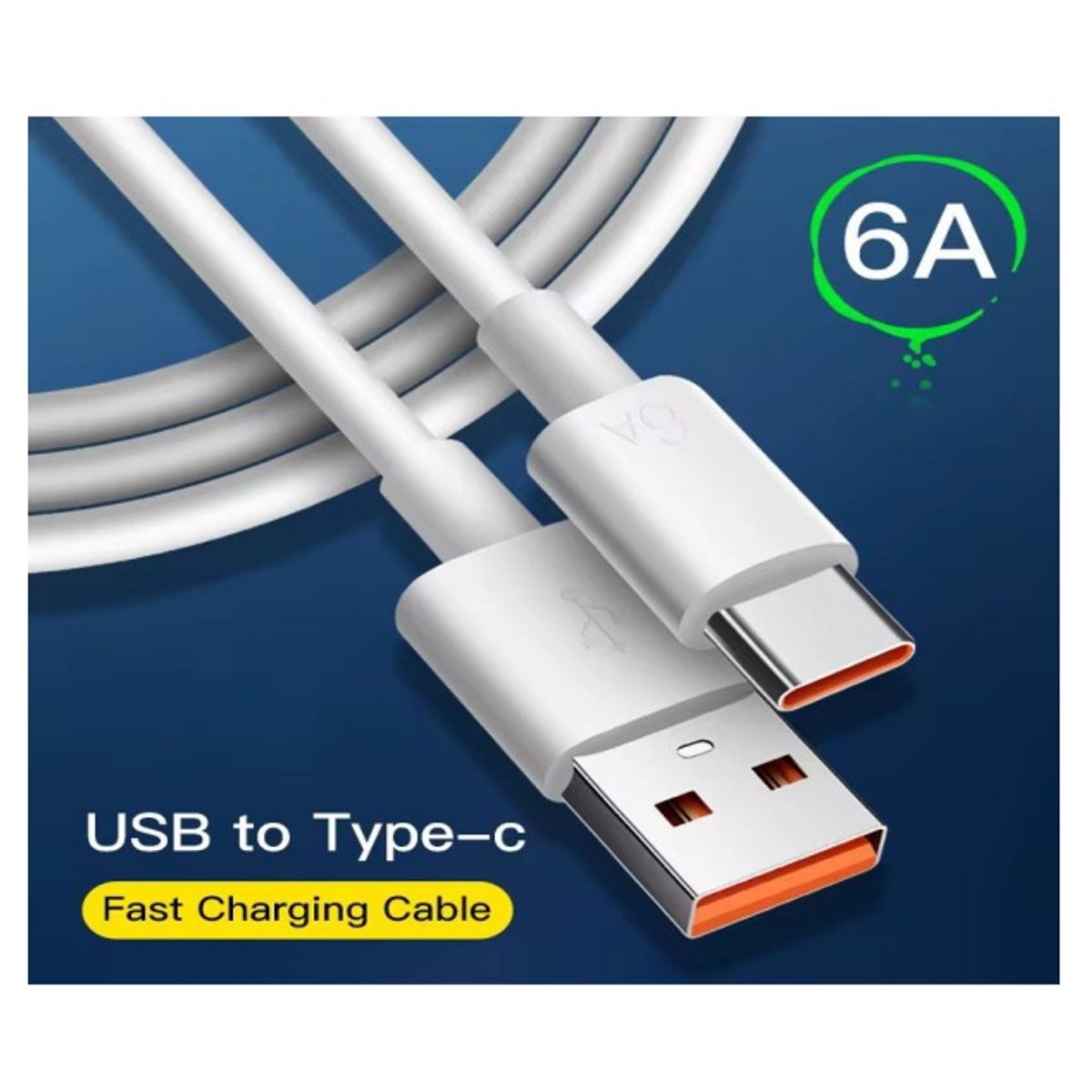 SMART - CABLE USB-C 6A 1METRO DE CARGA RAPIDA PREMIUM DE ALTA RESISTENCIA