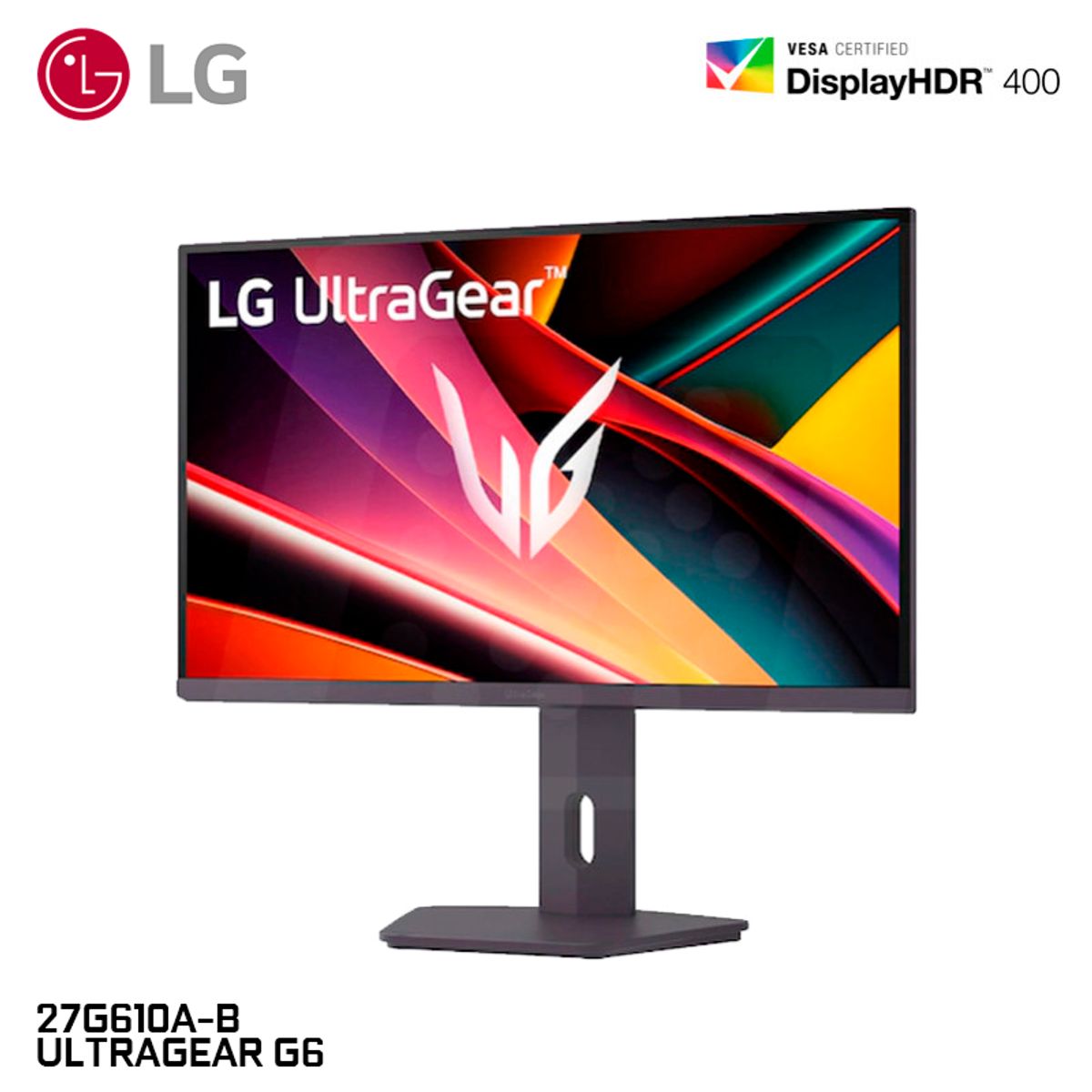 LG - Monitor LG UltraGear G6 27G610A-B 27” QHD IPS 200Hz 1ms FreeSync Premium