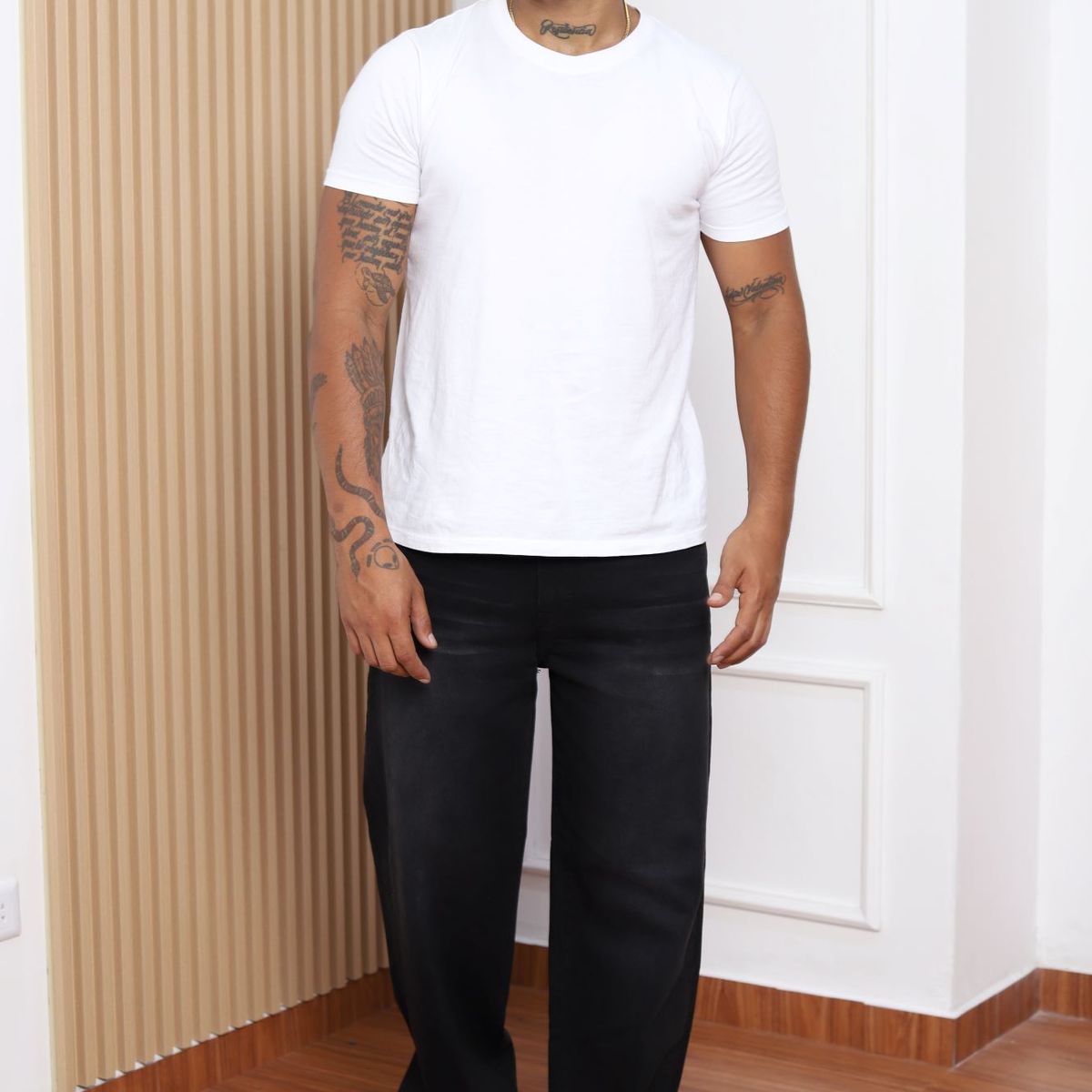 QH - PANTALÓN BAGGY LAVADO OXIDO PARA HOMBRE