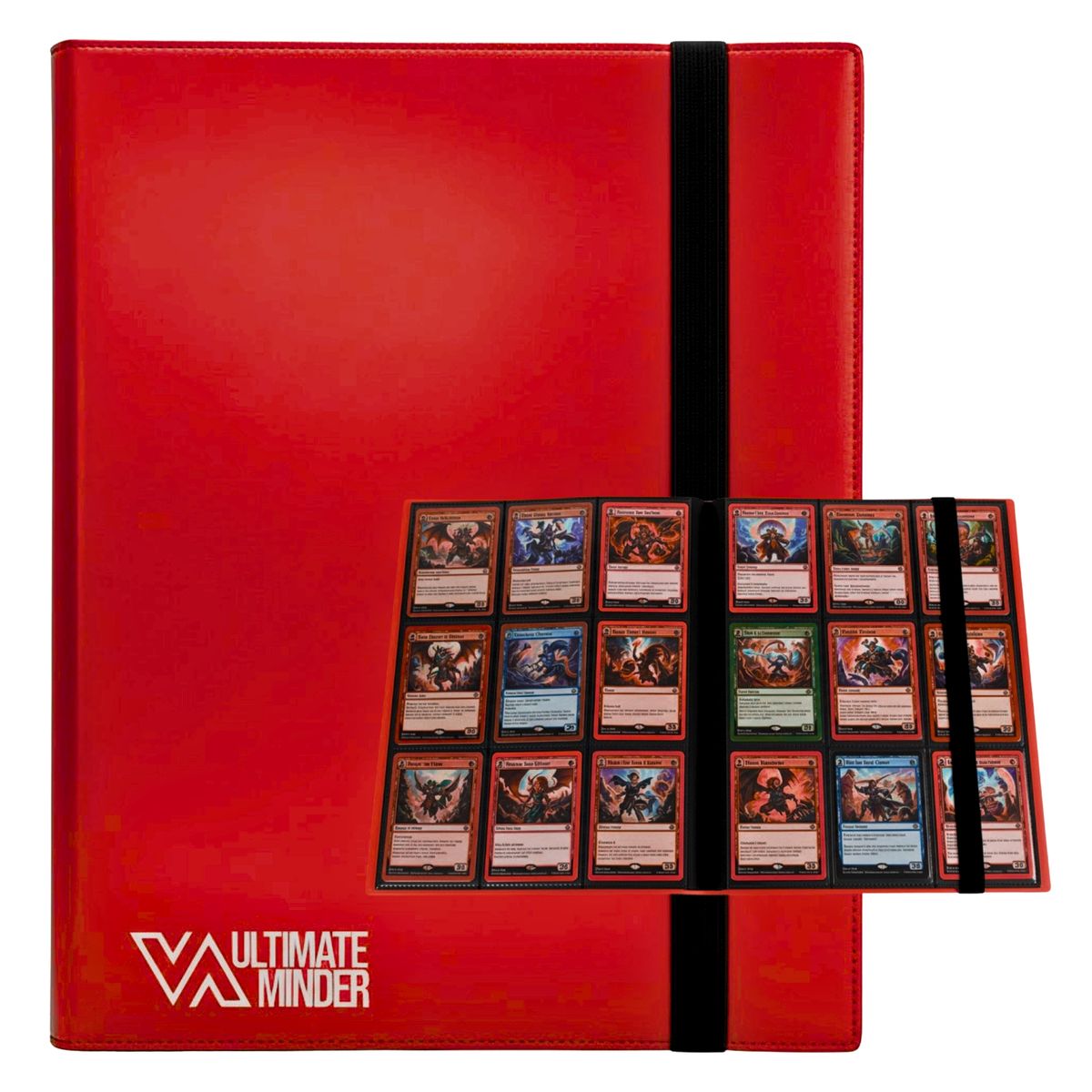 GENERICO - Álbum para 360 Cartas coleccionables Binder -  Rojo