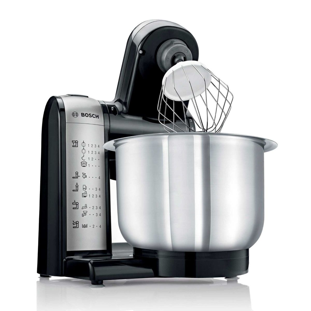 BOSCH - Batidora de Pedestal MUM48SL 600W Negro / Inox