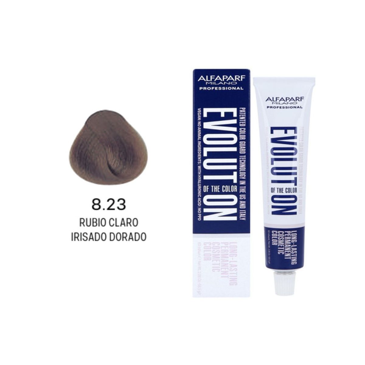 GENERICO - TINTE EVOLUTION OF THE COLOR 823 RUBIO CLARO IRISADO DORADO 60 ML