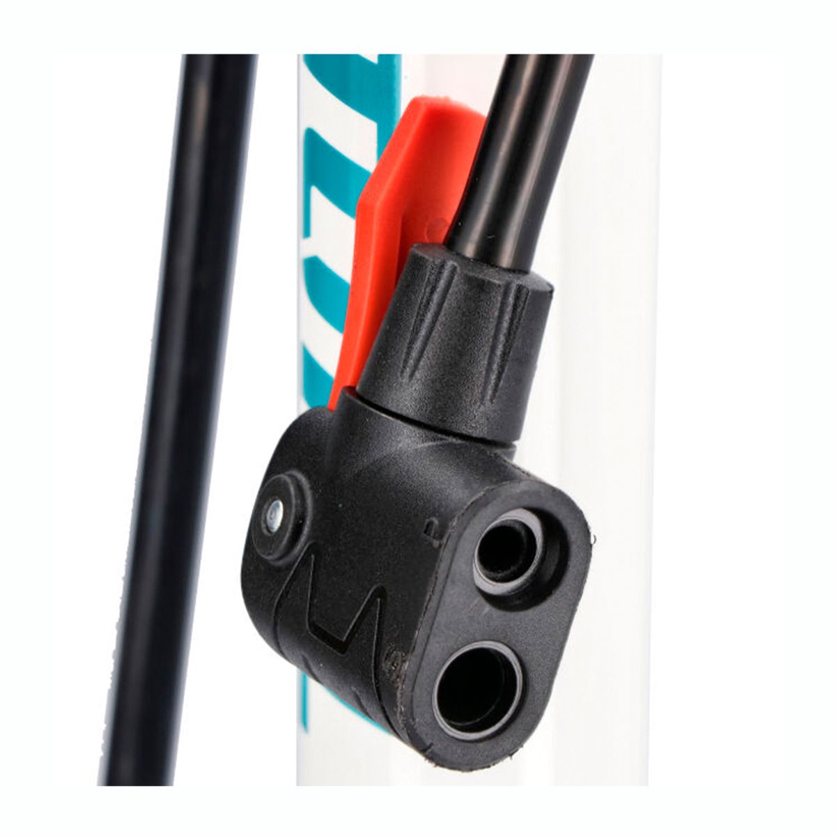 TOTAL TOOLS - Inflador Total Manual Fuerte Llantas Auto Moto Globo Pelota Plateado