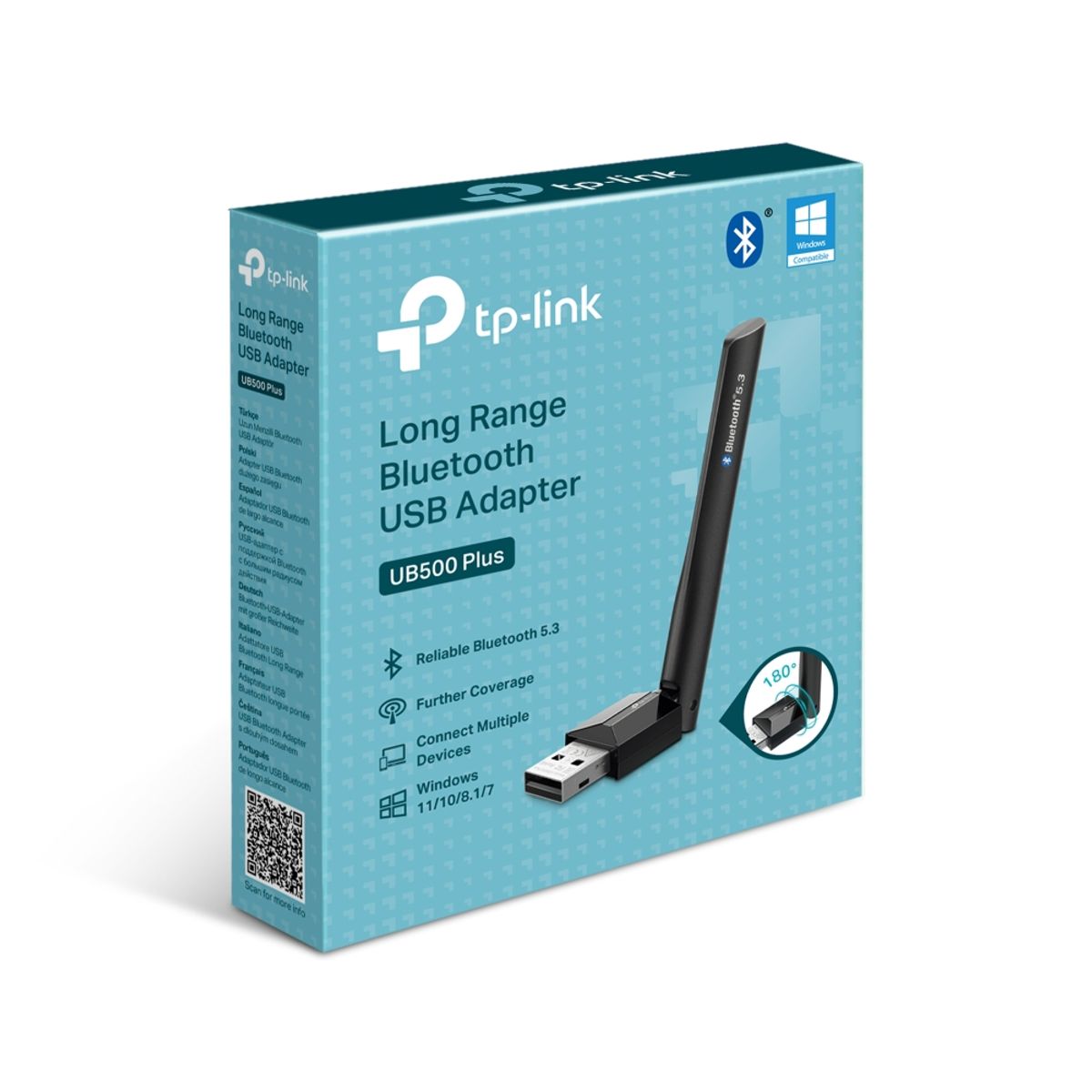 TP LINK - ADAPTADOR TP-LINK UB500 PLUS BLUETOOTH 5.3 UB500-PLUS