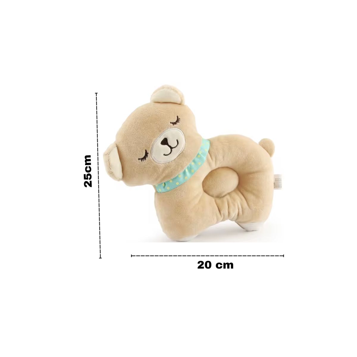 GENERICO - Almohada con centro cóncavo para bebé - Modelo 1