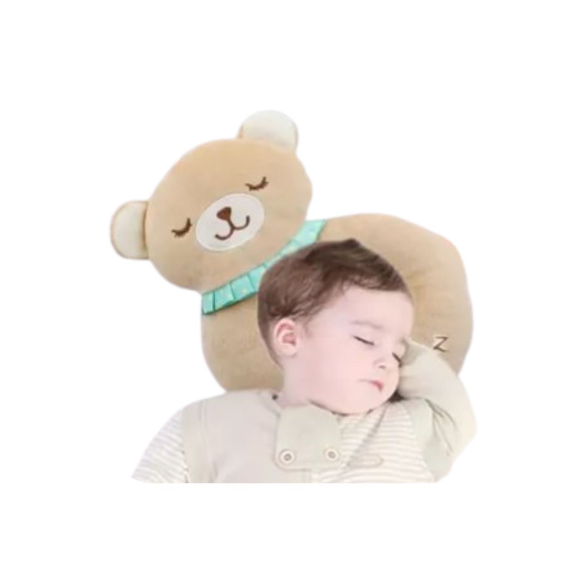 GENERICO - Almohada con centro cóncavo para bebé - Modelo 1