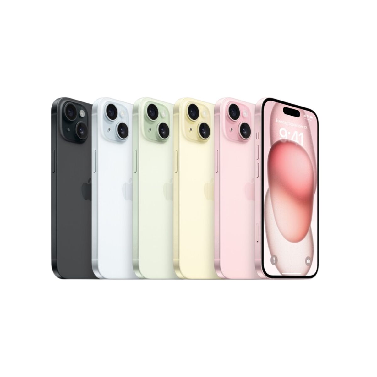 APPLE - IPHONE 15 128GB - BLACK + CUBO + CASE + MICA
