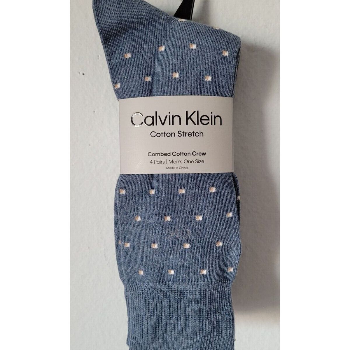 CALVIN KLEIN - MEDIAS MEN'S 4PK DRESS CREW