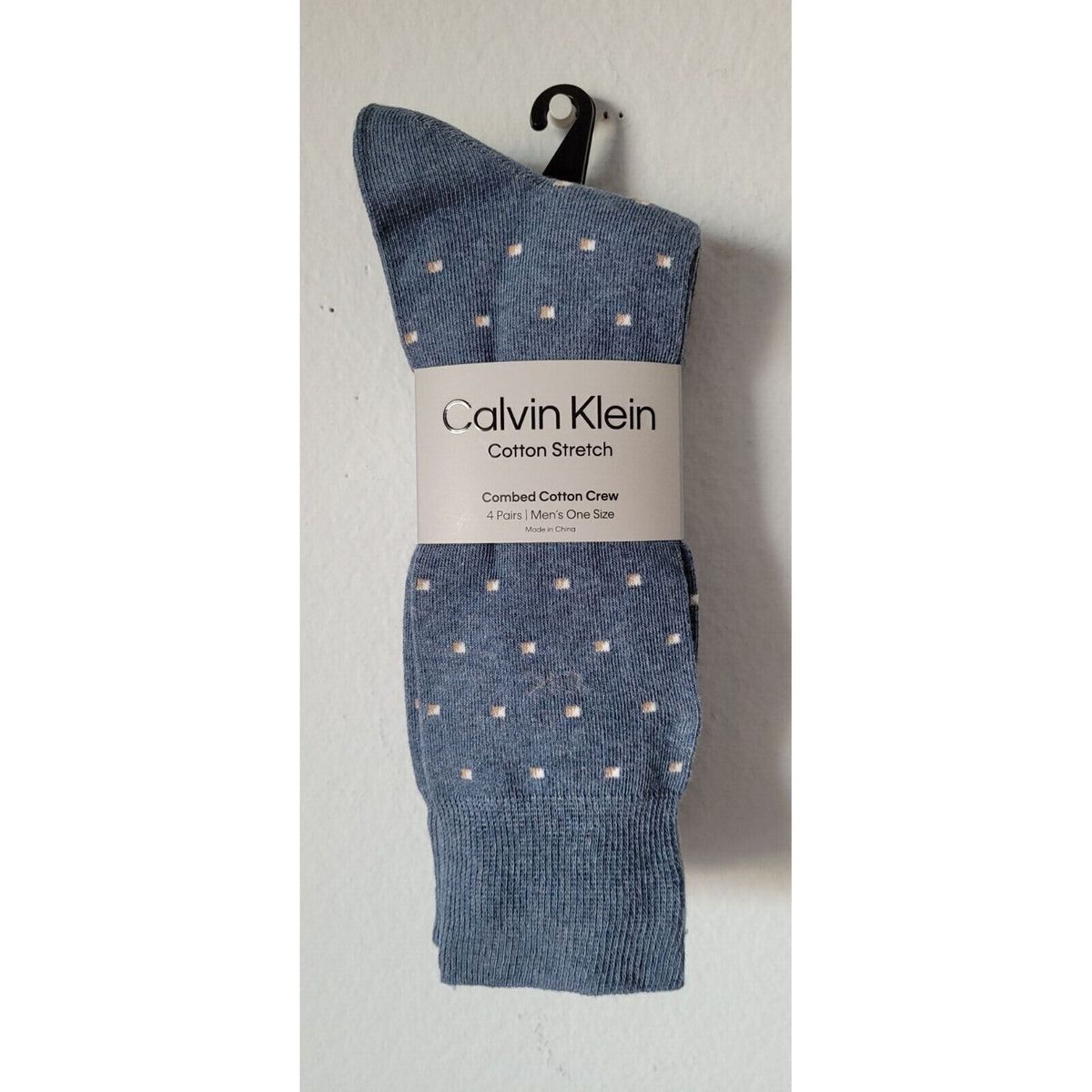 CALVIN KLEIN - MEDIAS MEN'S 4PK DRESS CREW