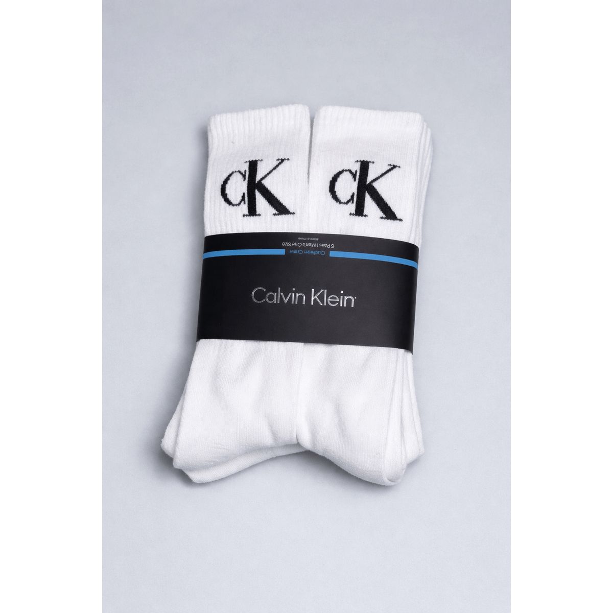 CALVIN KLEIN - MEDIAS MENS 5PK 12 TERRY CUSHION CREW