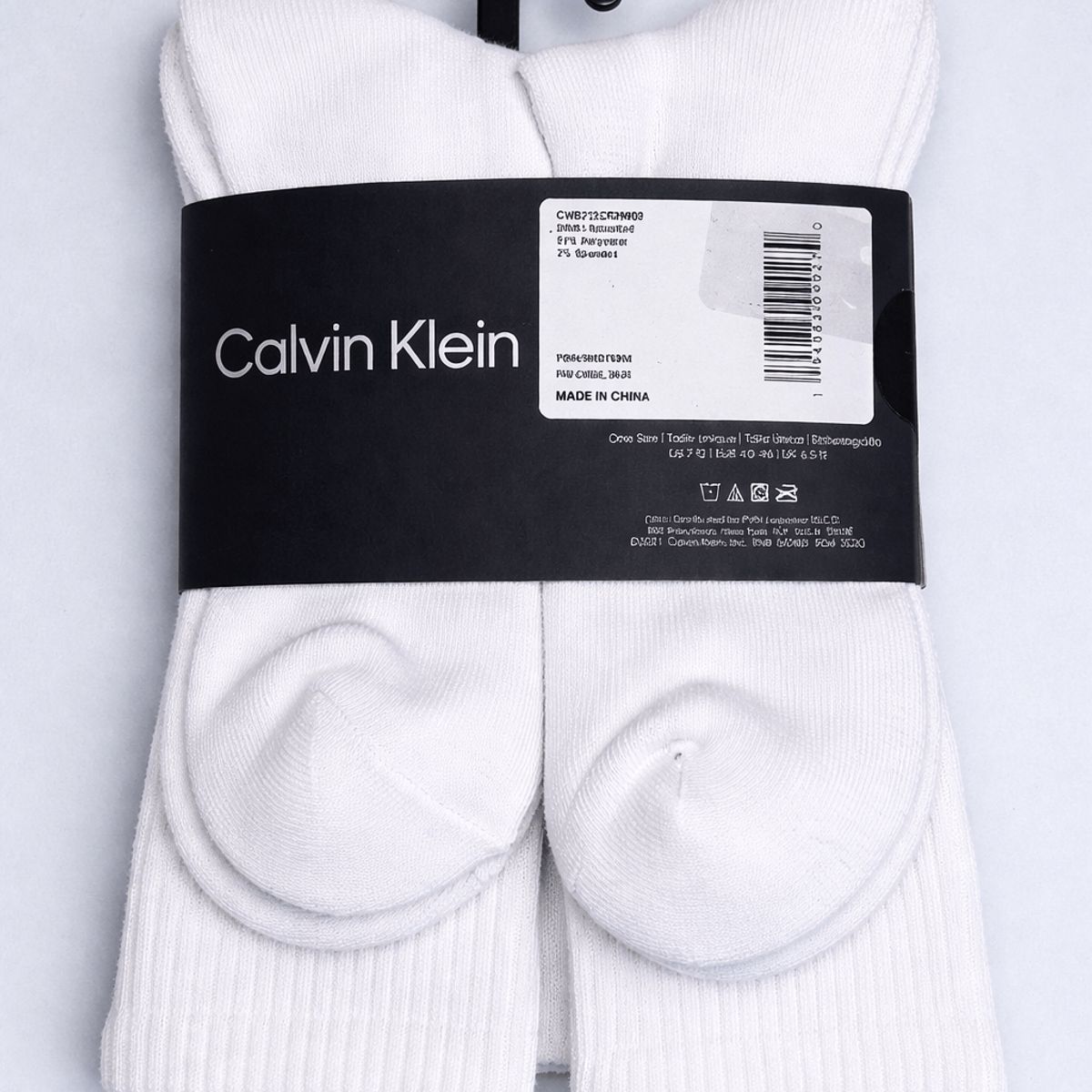 CALVIN KLEIN - MEDIAS MENS 5PK 12 TERRY CUSHION CREW
