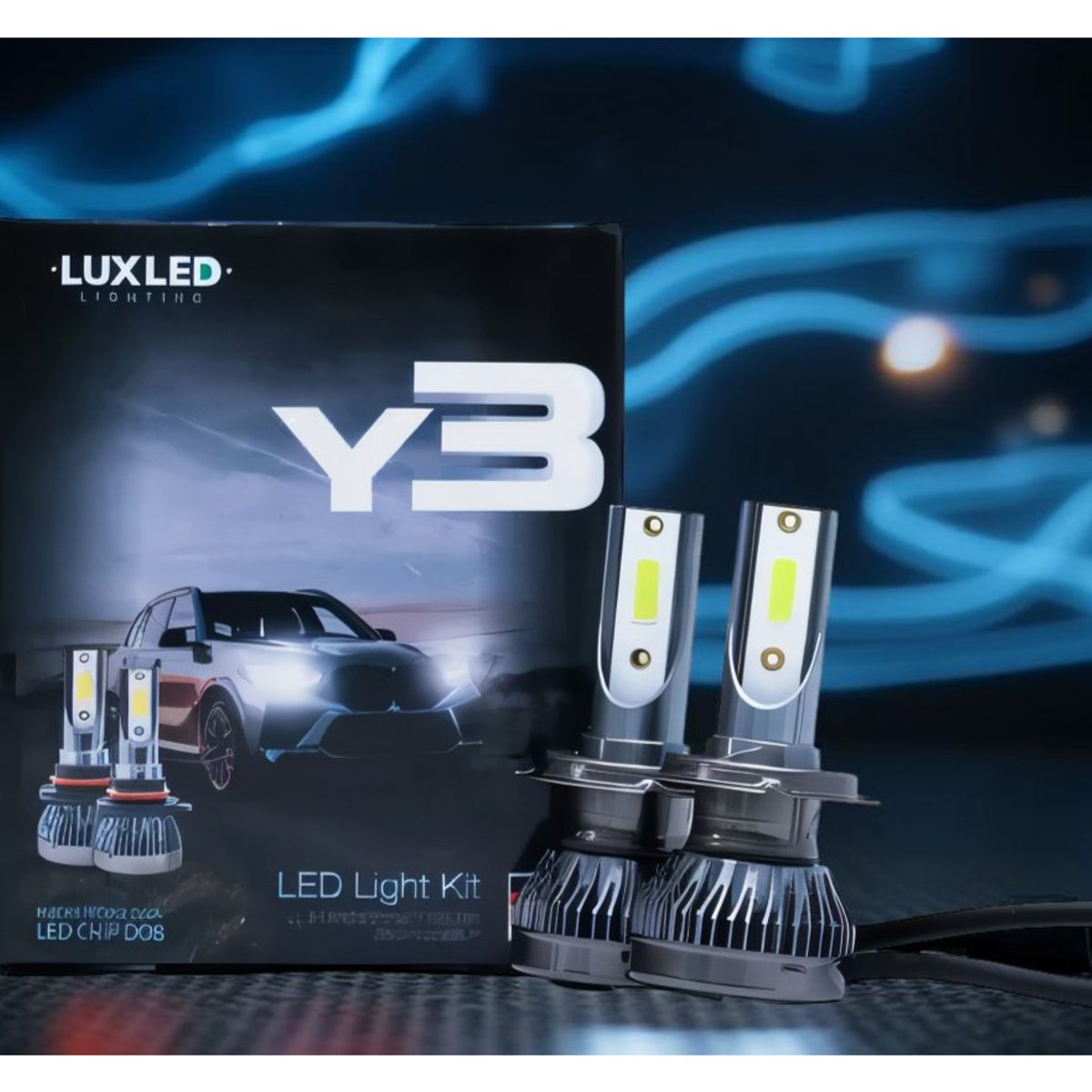 GENERICO - Y3 ULTRA SLIM H7 20000LM Disipador Metálico Chip Led Dob 12V
